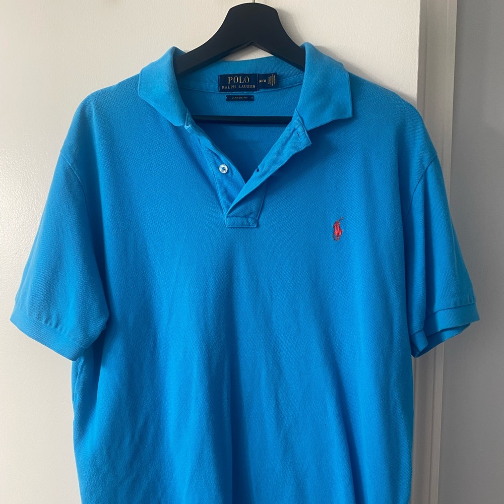 Ralph Lauren Men's Vibrant Blue Polo Shirt
